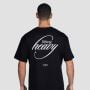 Tricou Lifting Heavy Black - GymBeam XL