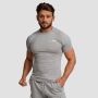 Tricou Fitted TRN Grey - GymBeam L