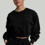 Hanorac pentru femei Lunar Cropped Black - STRIX M