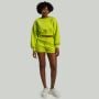 Hanorac pentru femei Lunar Cropped Chartreuse - STRIX L