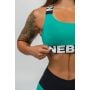 Sutien sport cu suport mediu ICONIC Green - NEBBIA XS