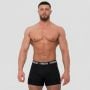 Men‘s FIT Boxers 3Pack Black - GymBeam XXXL