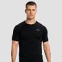 Tricou de alergare pentru bărbați Pulse X Black - GymBeam XXL