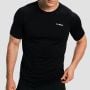 Tricou de alergare pentru bărbați Pulse X Black - GymBeam XXL