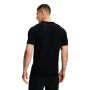 Tricou de alergare pentru bărbați Pulse X Black - GymBeam XXL