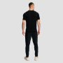 Tricou de alergare pentru bărbați Pulse X Black - GymBeam XXL