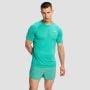 Tricou de alergare pentru bărbați Pulse X Green - GymBeam M