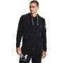 Hanorac pentru bărbați Rival Terry FZ HD Black - Under Armour M