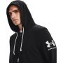 Hanorac pentru bărbați Rival Terry FZ HD Black - Under Armour M