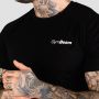 Tricou Fitted TRN Black - GymBeam S