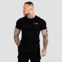 Tricou Fitted TRN Black - GymBeam S