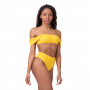 Miami Retro Bikini Top Yellow - NEBBIA M