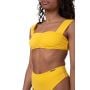 Miami Retro Bikini Top Yellow - NEBBIA M