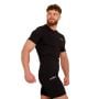 Tricou de compresie High Black - GymBeam S