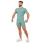 Tricou de compresie High Blue - GymBeam M