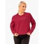 Hanorac pentru femei Motion Wine Red - Rydewear S