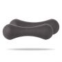 Gantere din neopren 2 x 3 kg - GymBeam gri închis