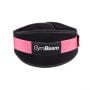 Centură fitness din neopren LIFT Black & Pink - GymBeam S