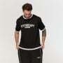 Tricou oversized Varsity Black - GymBeam XXXL