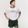 Tricou oversized Varsity White - GymBeam XXXL