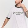 Tricou oversized Varsity White - GymBeam XXXL