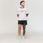Tricou oversized Varsity White - GymBeam XXXL