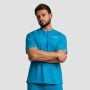 Tricou Oversized Limitless Aquamarine - GymBeam XXL