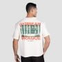 Tricou Prague Cream - GymBeam XXL