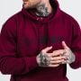 Hanorac PRO Hoodie Burgundy - GymBeam L