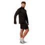 Hanorac de alergare 1/2 Zip Pulse Black - GymBeam M