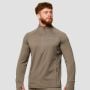 Hanorac de alergare 1/2 Zip Pulse Vetiver - GymBeam M