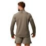 Hanorac de alergare 1/2 Zip Pulse Vetiver - GymBeam M