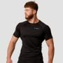 Tricou de alergare Pulse Black - GymBeam L