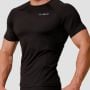 Tricou de alergare Pulse Black - GymBeam L