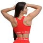 Sutien sport Simple Rouge Red - GymBeam L