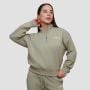 Hanorac pentru femei 1/2 Zip Agile Sage - GymBeam XL