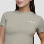 Tricou pentru femei Cropped Agile Sage - GymBeam L