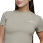 Tricou pentru femei Cropped Agile Sage - GymBeam L