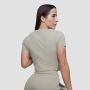 Tricou pentru femei Cropped Agile Sage - GymBeam L