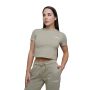 Tricou pentru femei Cropped Agile Sage - GymBeam L