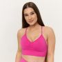 Sutien Sport Seamless Sculpt Rose - GymBeam S