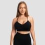 Sutien Sport Seamless Sculpt Black - GymBeam L