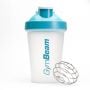 Shaker Blend Bottle transparent-albastru 400 ml - GymBeam single_variant