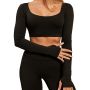 Top sport pentru femei Sense Black - Beastpink M