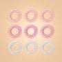 Set de elastice de păr în spirală Pink - BeastPink single_variant