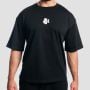 Tricou Boxy Shaker Black - GymBeam XL