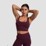 Sutien sport Cut-Out Eggplant - GymBeam M