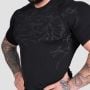 Tricou Seamless Static Black - GymBeam XL