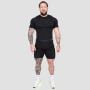 Tricou Seamless Static Black - GymBeam XL