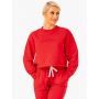 Hanorac pentru femei Ultimate Fleece Red  - Ryderwear M